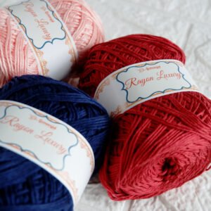 Benang Rajut Rayon Luxury Polos